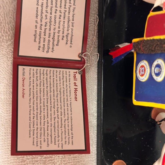 Patriotic Painted  Pony Horse Figurine - Picture 2 of 8